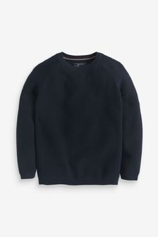 Textured Crew Jumper (3-16yrs)