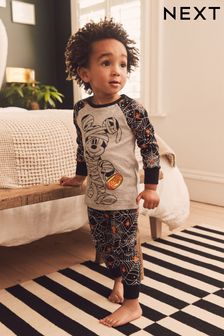Серый/черный - glow пижама с принтом Микки Мауса на Хэллоуин (9 мес. - 8 лет) (236422) | €14 - €16