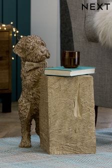 Natural Charlie The Cockapoo Dog Side Table (236501) | €145