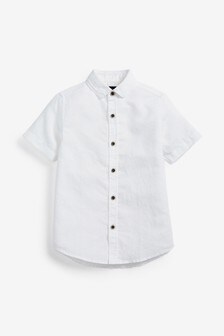 Chemise en lin mélangé (3-16 ans)