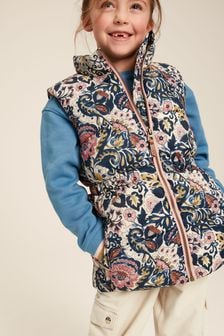 Joules Willow Paisley Print Showerproof Printed Padded Gilet (237148) | €71 - €79