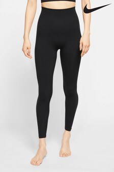 Leggings Nike Yoga 7/8 sans coutures taille haute noirs