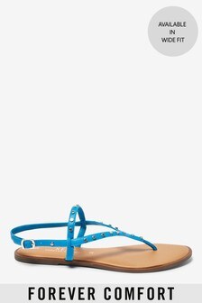 Sandales Forever Comfort® cloutées à entredoigt