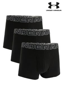 Under Armour Black 3 Inch Cotton Performance Boxers 3 Pack (239099) | $80