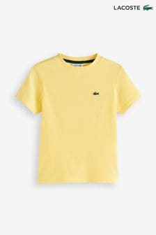 Jaune - Lacoste Childrens Essential Cotton T-shirt (239585) | €35 - €41
