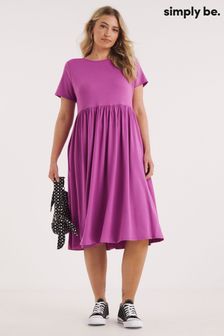 Simply Be Purple Supersoft Pocket Midi Dress (239742) | 41 €