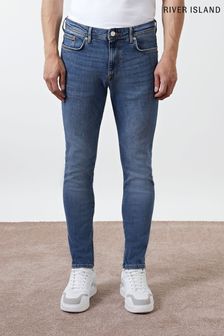 River Island Rustic Skinny-Jeans, Blau (240410) | 20 €
