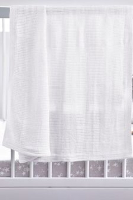 Manta de algodón orgánico con diseño ligero con células para niño, 75 cm de ancho x 95 cm de largo (240591) | 13 €