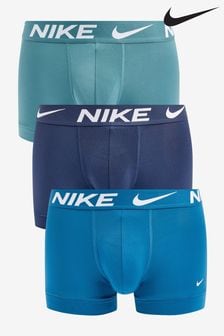 Nike Blue Mens Underwear Essential Micro Trunks 3 Pack (240875) | SGD 62