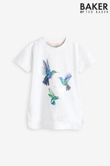 Baker by Ted Baker Graphic White T-Shirt (241096) | 107 SAR - 120 SAR