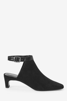 Black Slingback Closed Toe Shoe Boots (241257) | 14 €