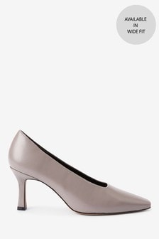 Grey Curvy Heel Court Shoes (241491) | 10 €