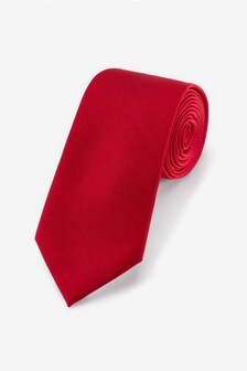 Red Regular Twill Tie (242076) | ₪ 17