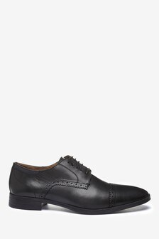 Leather Toe Cap Shoes