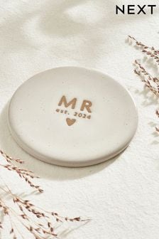 White Established In 2024 Wedding Coaster MR (242883) | $7
