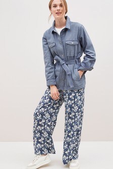 Belted Cotton Jacket