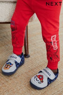 Grey/Navy PAW Patrol Strap Touch Fasten Cupsole Slippers (244057) | 16 € - 19 €