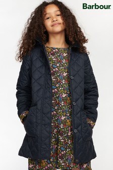 Barbour® Girls Navy Lovell Quilted Jacket (244521) | €54 - €64