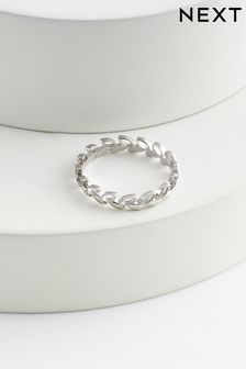 Sterling Silver Open Leaf Ring (244921) | 18 €