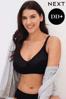 Black Total Support Full Cup Non Wire Cotton Bra (246461) | 601 UAH