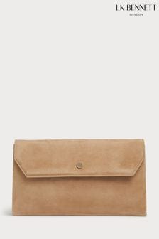 LK Bennett Dora Leather Clutch Bag (247594) | $437