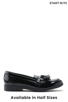 Start-Rite Sketch Slip On Black Patent Leather School Shoes Wide Fit (248612) | €69