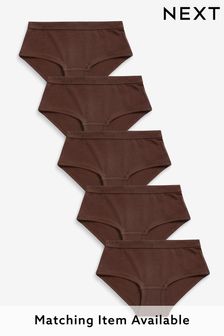 深咖啡棕色 - 低腰三角褲5件組 (5-16歲) (249475) | NT$390 - NT$570
