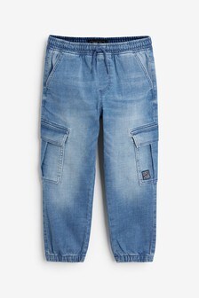 Denim Cargo Trousers (3-16yrs)