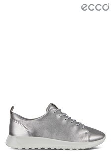 ECCO® Flexure Runner W Silver Tone Leather Lace Trainers (249883) | 161 €