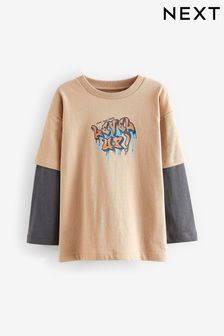 Natural Skate Long Sleeve T-Shirt (3-16yrs) (250557) | $20 - $30