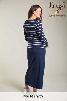 Frugi Navy Blue Organic Cotton Jersey Maternity Skirt (251122) | €24