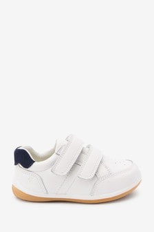 White Leather First Walker Shoes (251444) | ₪ 118