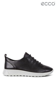 ECCO® Black Flexure Runner W Leather Lace Trainers (251508) | 161 €