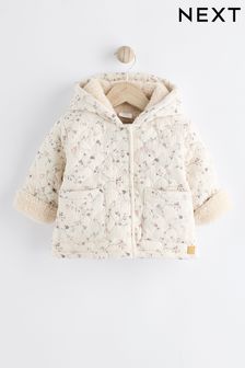 Cream Ditsy Floral Hooded Baby Ditsy Jacket (0mths-2yrs) (251664) | 34 € - 37 €