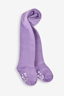 JoJo Maman Bébé Lilac Cotton Rich Plain Tights (251795) | NT$440