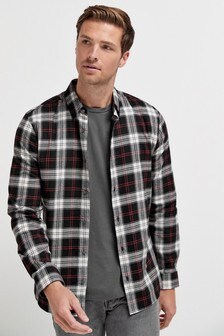 Check Brushed Long Sleeve Shirt