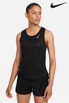 Czarny - Koszulka do biegania Nike Drifit Race (251820) | 210 zł
