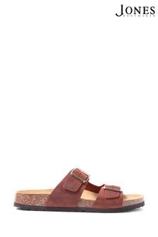 Jones Bootmaker Leather Brown Sandals (251839) | ₪ 297