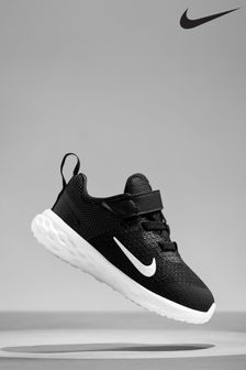 Negru/Alb - Pantofi sport Nike Revolution 6 pentru copii (251910) | 167 LEI
