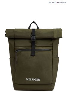 Tommy Hilfiger Green Monotype Rolltop Backpack (251942) | €200