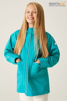 Regatta Blue Girls Beylina Waterproof Jacket (252119) | SGD 81