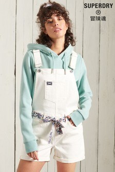 Superdry Cream Utility Dungaree Shorts (252205) | 81 €