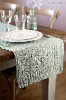 Mary Berry Green Signature Cotton Table Runner (252533) | €32