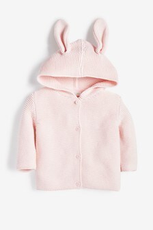 Pink Baby Ears Cardigan (0mths-2yrs) (252827) | €23 - €25