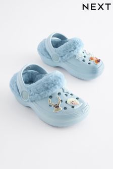 藍色迪士尼冰雪奇緣 - 保暖襯裡木屐拖鞋 (252933) | NT$530 - NT$670