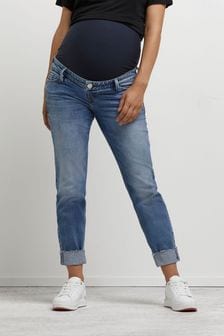River Island джинсы в винтажном стиле с отворотами для беременных (253139) | €30