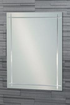 Lustro łazienkowe Showerdrape Marylebone z efektem rombów (253371) | 210 zł