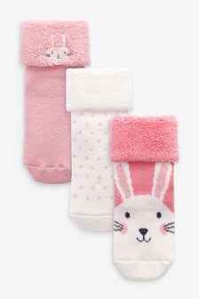Lot de 3 paires de chaussettes en éponge (Enfant)