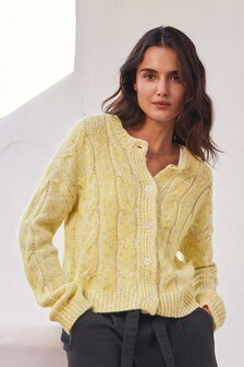 Cardigan torsadé