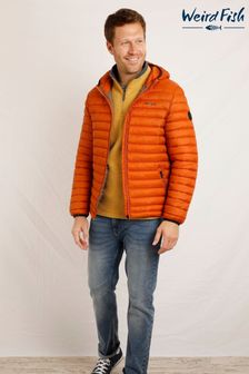 Weird Fish Orange Flete Recycled Lightweight Showerproof Padded Jacket (254371) | 322 QAR